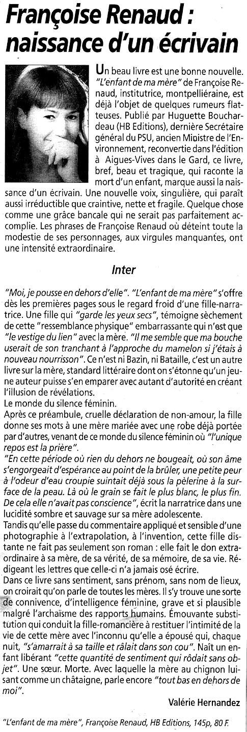 La Gazette de Montpellier, décembre 1997