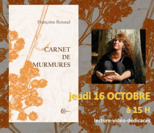 Lire la suite à propos de l’article CARNET de MURMURES | rencontre à la bibliothèque de Grand Bourg, jeudi 16 octobre 2025