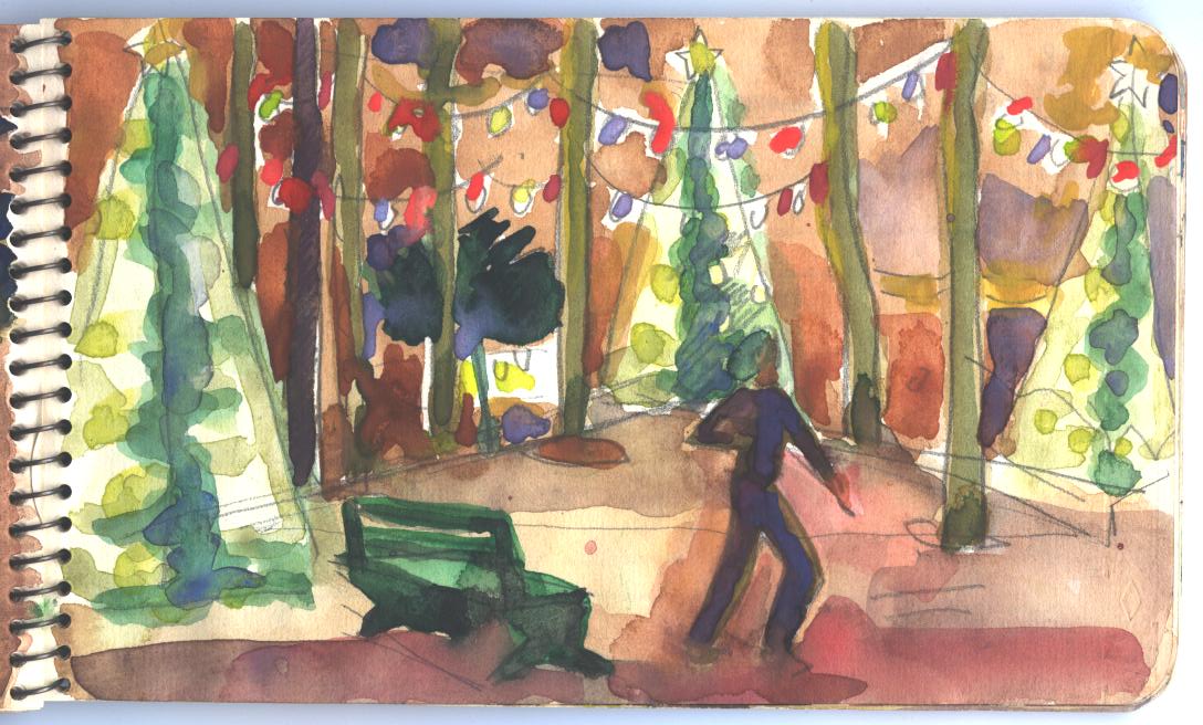 You are currently viewing « l&rsquo;arbre illuminé » de Colette Richarme | 25 décembre 2025