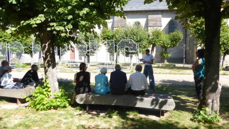 Lire la suite à propos de l’article Parcours à trois voix entre Art contemporain et Art roman | Bénévent l&rsquo;Abbaye (Creuse), 23 août 2026